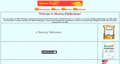 Desktop Screenshot of masterypublications.com